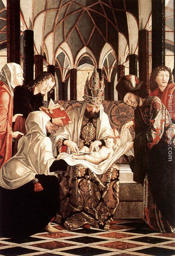 Michael Pacher St Wolfgang Altarpiece Circumcision